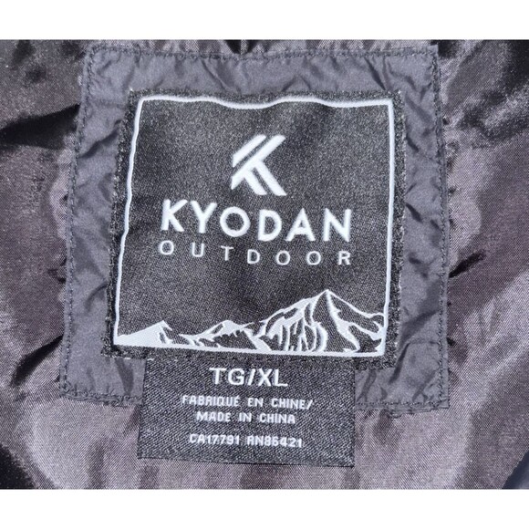 Kyodan Women’s Zip Up Quilted Jacket Black/Gray Size XL - Picture 4 of 5